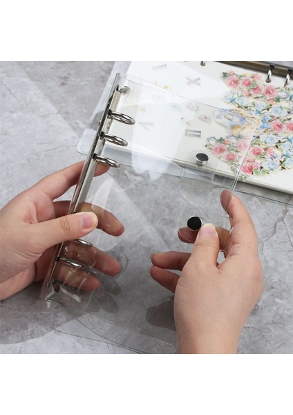 Kapak 2pc Stili A6 Günlük A7 A6 A5 Şeffaf Gevşek Yapraklı Ciltli Defter Defter Iç Çekirdek Kapak Not Defteri Günlük Planlayıcı Ofis Kırtasiye Malzemeleri (Yurt Dışından) fırsatları