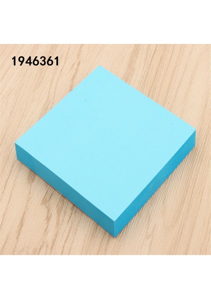 Gök Mavisi Tarzı 76*76MM Boyut Renkli Kağıt Not Defteri Yapışkan Notlar Ayraç Point It Marker Memo Sticker Ofis Okul Malzemeleri Defterler (Yurt Dışından)