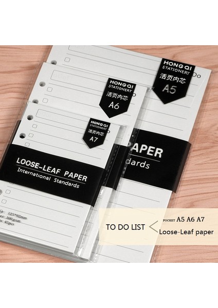 Yapılacaklar Stili A5 A5A6A7 Spiral Defter Ajanda Aylık Haftalık Planlayıcı Altı Delik Standart Gevşek Yaprak Ofis Okul Kırtasiye (Yurt Dışından)