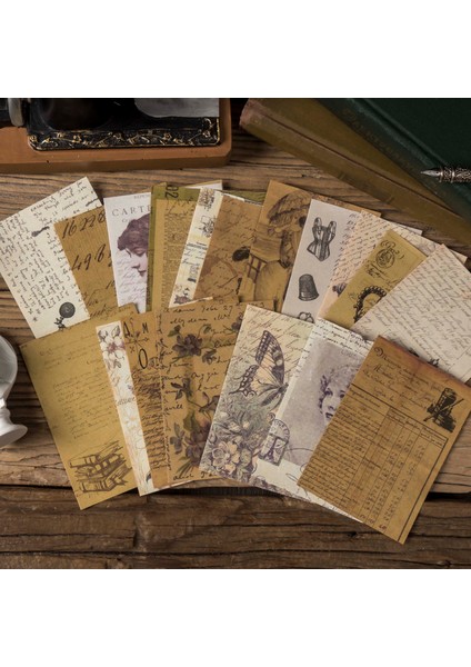 Kaomujian Tarzı Dünün Mektupları Serisi Kağıt Günlük Scrapbooking Etiketler Ofis Okul Kırtasiye-Stick Notları Memo Blokları - Türkçe E-Ticaret Başlığı (Yurt Dışından) fırsatları