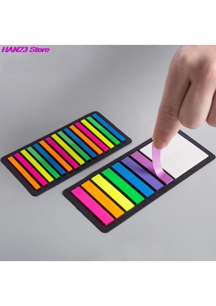 A2 Stili Sayfa Işaretleyici Planlayıcı Stickerları Ofis Okul Kırtasiye Renkli Şeffaf Floresan Indeks Sekmeler Bayraklar Yapışkan Not (Yurt Dışından) fırsatları