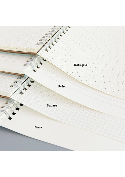 A5 Kurallı Stil 16KA5A6 Kahverengi Kapaklı Defter Nokta Kare Çizgili Boş Sayfalı Yaşlar Kağıt Günlük Yazma Planlayıcı Ofis Okul Malzemeleri Kırtasiye (Yurt Dışından)