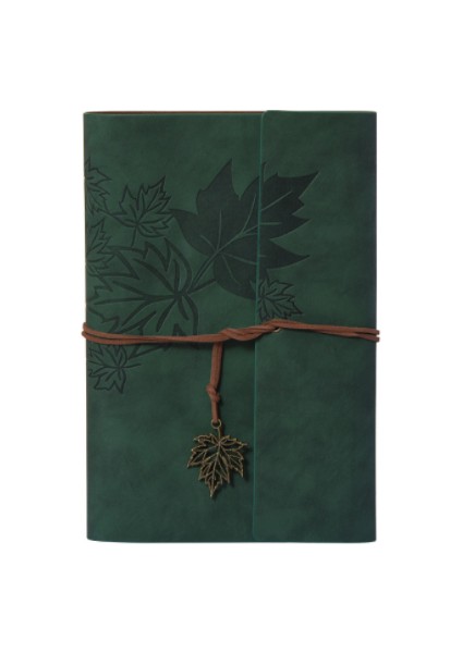 Ordu Yeşili Tarzı A7 145X100MM Seyahat Severler Için Vintage Defter Pu Deri Boş Kraft Günlük Not Defteri Takım Ofis Malzemeleri (Yurt Dışından)