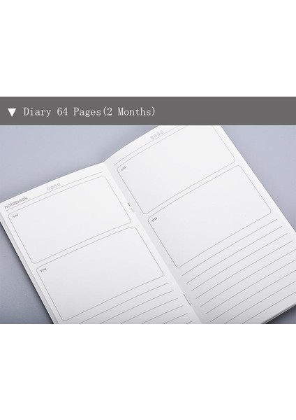 Günlük Stili Küçük Pasaport Boyutu Aylık Haftalık Planlayıcı Retro Günlük Yedek Iç Çekirdek Vintage Kırtasiye Için Yolcu Defteri Dolgu Kağıtları (Yurt Dışından)