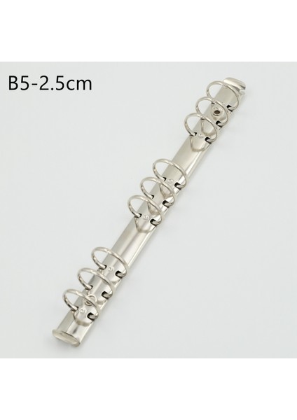 B5 2.5cm Tarzı A4 B5 A5 A6 A7 B7 Spiral Defter Metal Kelepçe Halkalı Dosya 1.cm Çap Dıy Dolgu Kağıt Saklama Klasörü Aksesuarları (Yurt Dışından)
