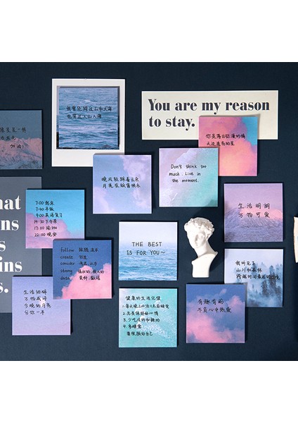 P Stili Journamm Sevimli Karikatür Ay Yıldız Temalı Memo Padler Yapışkan Not Defteri Günlük Yaratıcı Notlar Japon Kırtasiye Dekoratif Memo Padler (Yurt Dışından) indirimleri