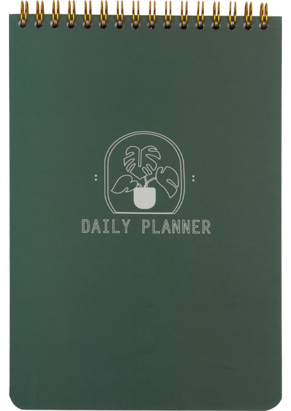No.15 Tarzı Günlük Yapılacaklar Listesi Ajandası Esnek Kapaklı Spiral Defter - Hedefler, Notlar ve Görevler Için Organizatör (Yurt Dışından)