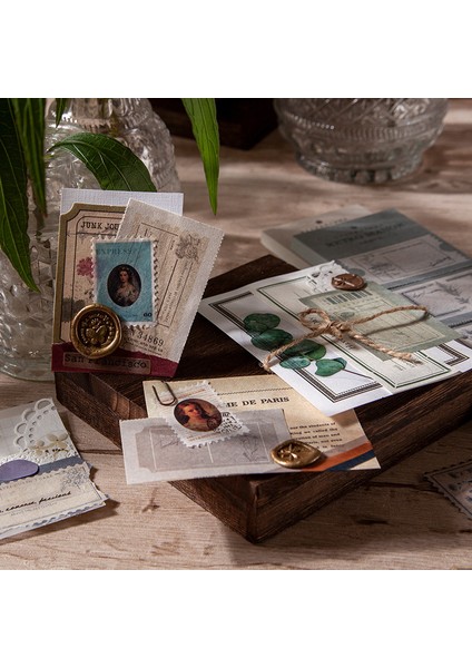 E Stili Dimeets Retro Malikane Serisi Yaratıcı Not Defterleri Scrapbooking Dergi Vintage Dekoratif Baz Kağıt Kırtasiye Karıncalar Hattı Ile (Yurt Dışından) fırsatları