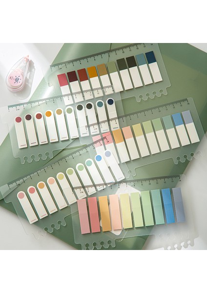 No.5 Tarzı Retro Morandi Indeksli Not Defteri Yapışkan Not Kağıdı Sticker Bloknot Okul Malzemeleri Kawaii Kırtasiye (Yurt Dışından) fiyatları
