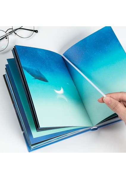 C3 228 Sayfa Stili 19.4X13CM 224 Sayfa Yıldızlı Gökyüzü Günlüğü Kişiselleştirilmiş Yaratıcı Renkli Sayfa Illüstrasyon Sevimli Defter Öğrenci Kılavuzu Defter Not i (Yurt Dışından) fırsatları