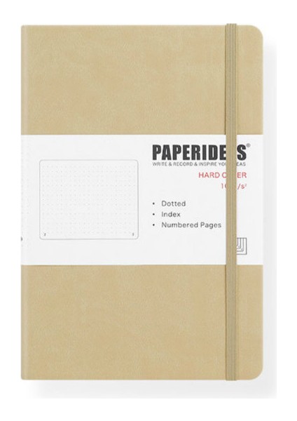 Sha Se Tarzı Sert Kapaklı A5 Noktalı Defter 100G 5.7x8 Retro Bantlı Şeker Renkli Günlük Defter Ajandası Bujo (Yurt Dışından)