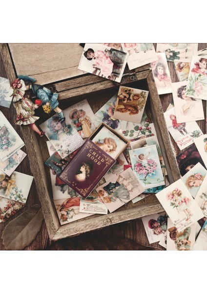D Stili Vintage Hikaye Kağıdı Memo Blokları Sevimli Scrapbooking Dıy Yapımı Bullet Günlüğü Günlük Kartları Malzeme Malzemeleri Kırtasiye (Yurt Dışından)