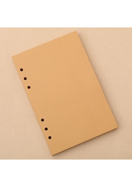 Dolum Kağıt Stili A7 Seyahatçiler Için Vintage Defter Pu Deri Boş Kraft Günlük Not Defteri Dergi Defteri Kırtasiye Okul Ofis Malzemeleri A7A6A5 (Yurt Dışından)