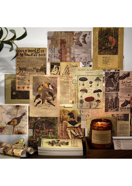 Ben Stil Zaman Defteri Serisi Vintage Yazılabilir Kağıt Dekor Hobi Defteri Planlayıcı Scrapbooking Dıy El Sanatları Arka Plan Kağıdı (Yurt Dışından) fırsatları