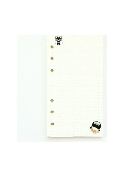 Nokta Stili A6 A5 A6 Gevşek Yapraklı Defter Kağıdı Dolum Spiral Bağlayıcı Içindekiler Sayfası Günlük Aylık Haftalık Ajanda (Yurt Dışından)
