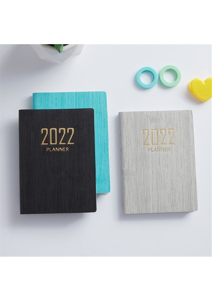 Yeşil Stil A7 Yıl Planlayıcı Ingilizce Versiyon 365 Gün Ajanda Organizatörü A7 Defter Zaman Not Defteri Hatırlatma Kitabı Öğrenci Malzemeleri (Yurt Dışından)