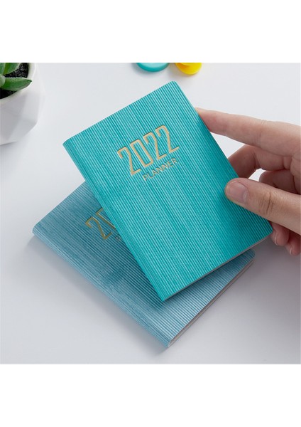 Yeşil Stil A7 Yıl Planlayıcı Ingilizce Versiyon 365 Gün Ajanda Organizatörü A7 Defter Zaman Not Defteri Hatırlatma Kitabı Öğrenci Malzemeleri (Yurt Dışından)