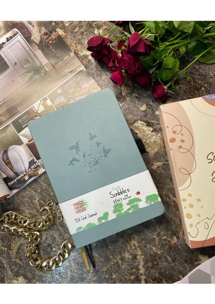 Haki Stili Noktalı 160 Sayfa Buke Bullet Noktalı Defter Nokta Izgara Çizim DEFTERI-160GSM Kağıt, Dahili Cep, Numaralandırılmış Sayfa P1-P160 (Yurt Dışından)