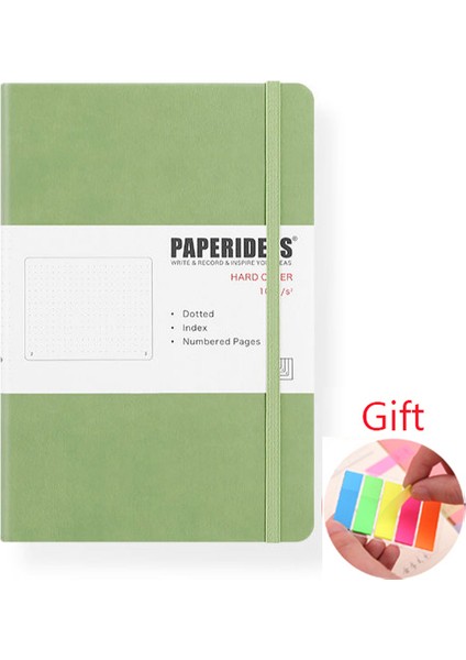 A11 Stili A5 Sert Kapaklı A5 Sevimli Dergi Nokta Defter Yaş 100GSM 5.7x8.retro Günlük Bandaj Kırtasiye Not Defteri Bullet Dot Günlükler (Yurt Dışından)