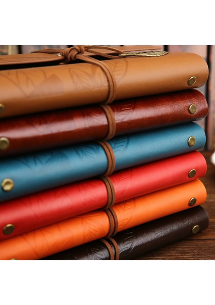 Mavi Stil Büyük 165X220MM Vintage Defter Günlük Not Defteri Pu Deri Spiral Edebiyat Not Defteri Kağıt Değiştirilebilir Günlük Planlayıcılar Okul Kırtasiye Hediye (Yurt Dışından) modelleri