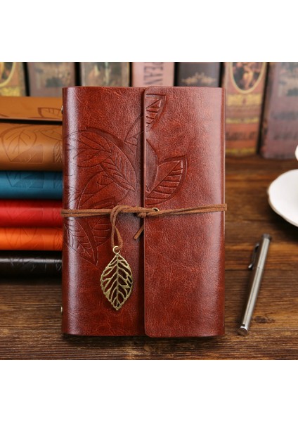 Kahverengi Tarzı A7 Retro Defter Günlük Defter Edebiyat Pu Deri Not Defteri Kırtasiye Hediyeler Seyahatçi Günlük Planlayıcılar Ofis Okul Malzemeleri (Yurt Dışından)