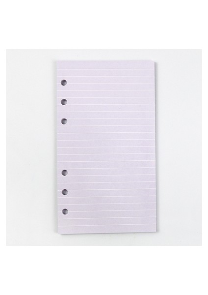 Mor Çizgi Stili A5 40 Sayfa A5A6 6 Halkalı Spiral Defter Renkli Dolgu Kağıdı El Kitabı Iç Sayfalar Iç Çekirdek Kawaii Kırtasiye Okul Malzemesi (Yurt Dışından)