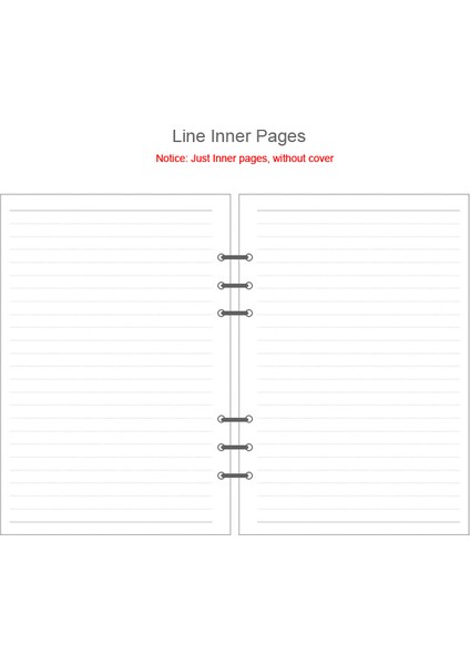 Çizgi Stili A5 Renkli Defter Indeks Sayfası Mat Kapak Spiral Günlük Planlayıcı Kağıt Not Defteri Kategori Sayfaları Kırtasiye (Yurt Dışından)