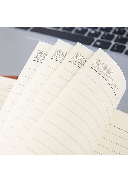 Koyu Mavi2 Stili A6 Taşınabilir Defterler A6 Gezgin Günlük Okul Ofis Toplantı Kayıt Defteri, Yumuşak Deri Günlük, 160 Sayfa, 80GSM, Ajanda 2022 (Yurt Dışından)