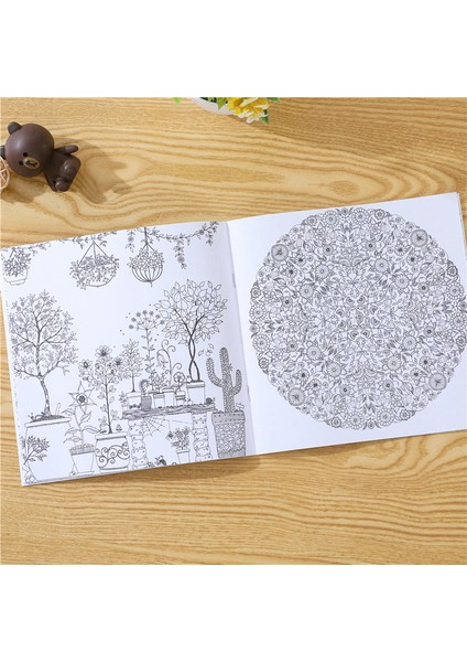 C No.4 Tarzı Yetişkinler ve Çocuklar Için Boyama Kitabı Mandala Sanat Kitabı - Stres Giderici 9 Stil Boyama Kitabı (Yurt Dışından) fiyatları