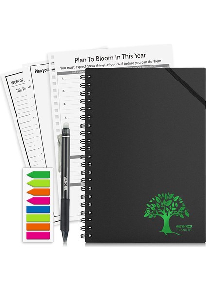 A6-Noktalı Çizgili Stil Yenilikçi Yeniden Kullanılabilir Defter A4 Silinebilir Tel Spiral Defter Çizim Defterleri Uygulama Depolama Ofis Çocuk Hediye (Yurt Dışından)