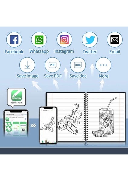 A6-Noktalı Çizgili Stil Yenilikçi Yeniden Kullanılabilir Defter A4 Silinebilir Tel Spiral Defter Çizim Defterleri Uygulama Depolama Ofis Çocuk Hediye (Yurt Dışından)