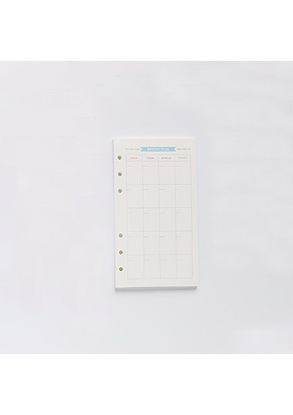 A6 Aylık Plan Stili 40 Sayfa A5A6 6 Halkalı Defter Dolgu Sayfaları Haftalık Aylık Planlayıcı Yapılacaklar Listesi Gezgin Defteri (Yurt Dışından)