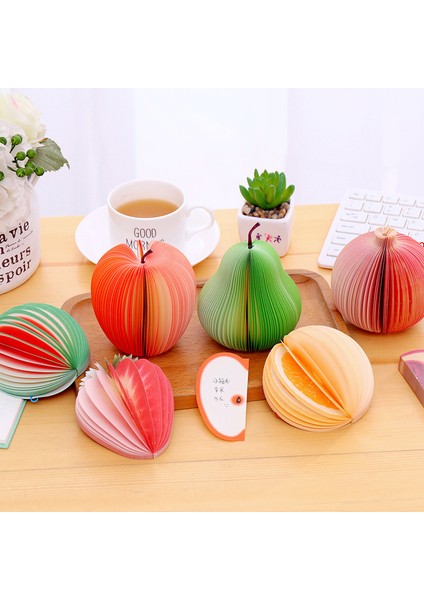 D Stili 1 Lot Yapışkan Notlar Dıy Meyve Sebzeler Memo Blokları Kawaages Sticker Post Bookmark Point It Marker Memo Sticker Kağıdı (Yurt Dışından) fiyatları