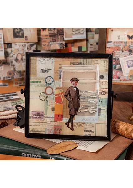 Bir Stil Dimeets Yaratıcı Retro Not Defteri Günlük Kırtasiye Ajanda Scrapbooking Vintage Dekoratif Dıy Yapışkan Malzeme Kağıt (Yurt Dışından) indirimleri