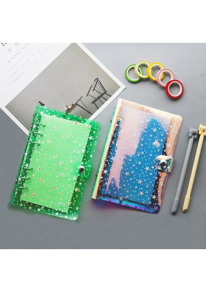 Pk A6 Stili A5 A6 Yıldız Desenli Spiral Defter Iç Sayfa Kapağı Ajanda Planlayıcı Ofis Kırtasiye Malzemeleri (Yurt Dışından) indirimleri
