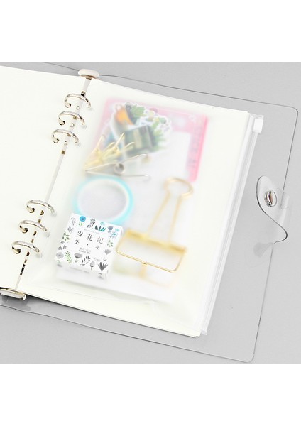 Izgara Stili A5 Şeffaf Halka Bağlı Defter A6 A5 Not Defteri Günlük A5 Ajanda Ofis Malzemeleri (Yurt Dışından) modelleri