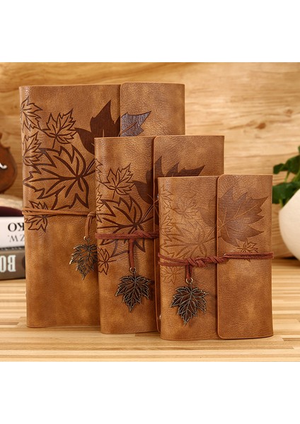 Yeşil Stil A6 Seyahatçiler Için Vintage Defter Pu Deri Boş Kraft Günlük Not Defteri Dergi Defteri Kırtasiye Okul Ofis Malzemeleri A7A6A5 (Yurt Dışından)