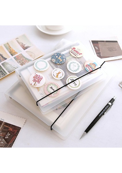 Stroge Çanta Tarzı A6 Pvc A5 A6 A7 Spiralli Defter Kapaklı Ayrı Defter Halkalı Defter Dolgu Kağıdı Ayrı Planlayıcı Alıcı Çanta Kart Depolama (Yurt Dışından)