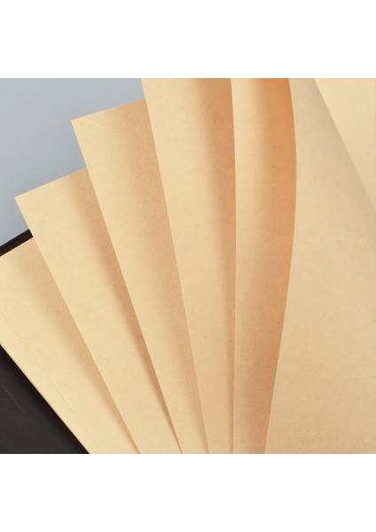 A5 Kraft Boş Stili Yüksek Halka Cilt Defter A5 Kişisel A6 A7 A8 Boyutu Ek Yenilemeleri Gevşek Yaprak Spiral Günlük Planlayıcı Iç Çekirdek 100G Kağıt (Yurt Dışından)