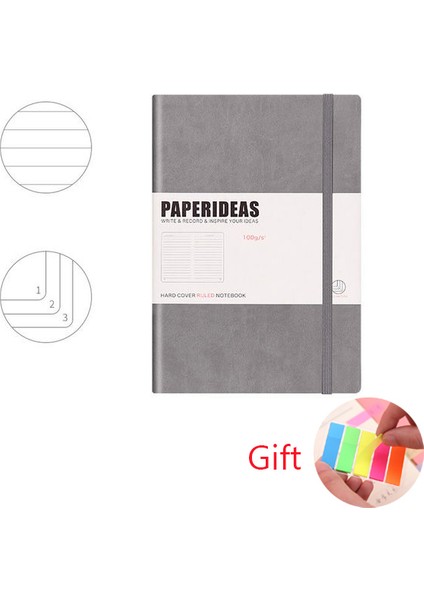 Çikolata Tarzı A5 Sert Kapaklı A5 Sevimli Dergi Nokta Defter Yaş 100GSM 5.7x8.retro Günlük Bandaj Kırtasiye Not Defteri Bullet Dot Günlükler (Yurt Dışından)