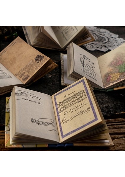 G Tarzı Memo Blok Defter Yazı Malzemesi Hafif Kağıt Günlük Ihtiyaçları Bullet Journal Scrapbooking Dekor Arka Plan Kağıdı (Yurt Dışından) fırsatları