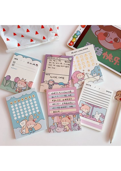 No.6 Tarzı Mınkys Kawaeets Not Defteri Kağıt Seti Günlük Planlayıcı Listesi Okul Kırtasiyeürünleri - Korean Okul Kırtasiyeürünleri - Turkish. (Yurt Dışından) fırsatları