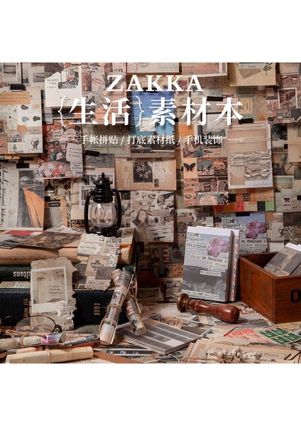 C Stili Dimeets Yaratıcı Retro Not Defteri Günlük Kırtasiye Ajanda Scrapbooking Vintage Dekoratif Dıy Yapışkan Malzeme Kağıt (Yurt Dışından) fırsatları