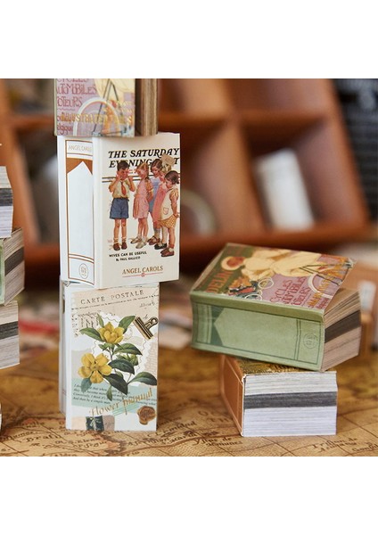 B Tarzı Journa Pcs Retro Hatıraları Dönemi Melek Malzeme Kağıt Scrapbooking Kart Yapımı Günlük Proje Dıy Retro Arka Plan Kağıdı (Yurt Dışından) fırsatları