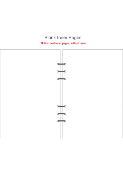 Boş Stil A7 Renkli Defter Indeks Sayfası Mat Kapak Spiral Günlük Planlayıcı Kağıt Not Defteri Kategori Sayfaları Kırtasiye (Yurt Dışından)