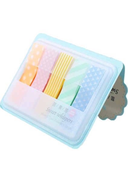 Type8 Stili Okul Malzemeleri Not Defteri Yapışkan Etiketler Renkli Sayfa Indeks Bayrağı Yapışkanlı Sticky Pad-E Ticaret Isimlendirme (Yurt Dışından) fırsatları