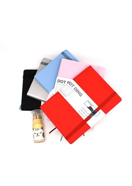 Mavi Stil A5 Yeni Bullet A5 Noktalı Defter Deri Kapaklı 80 gr Beyaz Kağıt Kawaii Ajanda Ofis Kırtasiye (Yurt Dışından) indirimleri