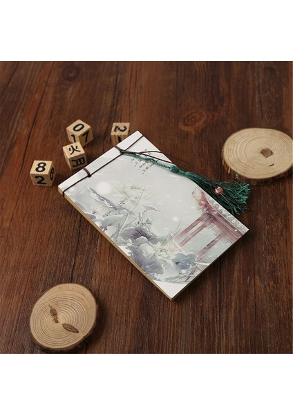 S Tarzı Yaratıcı Vintage Defter Çin Tarzı Defter Retro Püsküllü El Yapımı Defter Günlük Kitap Kırtasiye Okul Malzemeleri (Yurt Dışından)