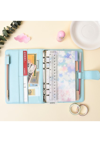 Yeşil Stil A5 A5A6 Deri Gevşek Yaprak Dolgu Defter Kapak Spiral Bağlayıcı Macaron Renkli Planlayıcı Kitap Yedek Kapak Kawaii Kırtasiye (Yurt Dışından) fırsatları