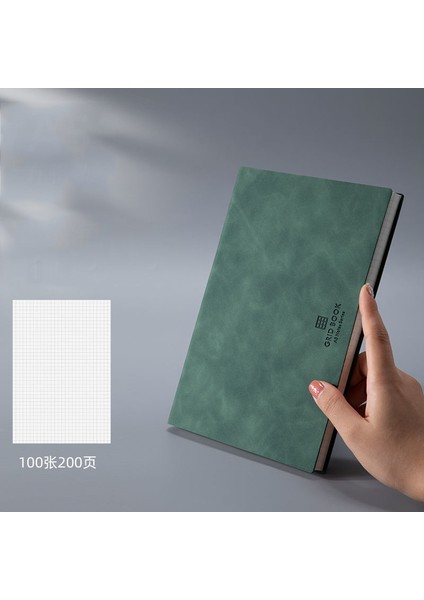 Bir Stil B5 Defter A5B5 Kalın Büyük Süper Kalın Izgara Kareli Defter Günlük Cuaderno Defterler Defter Günlük Izgara Kitap (Yurt Dışından)